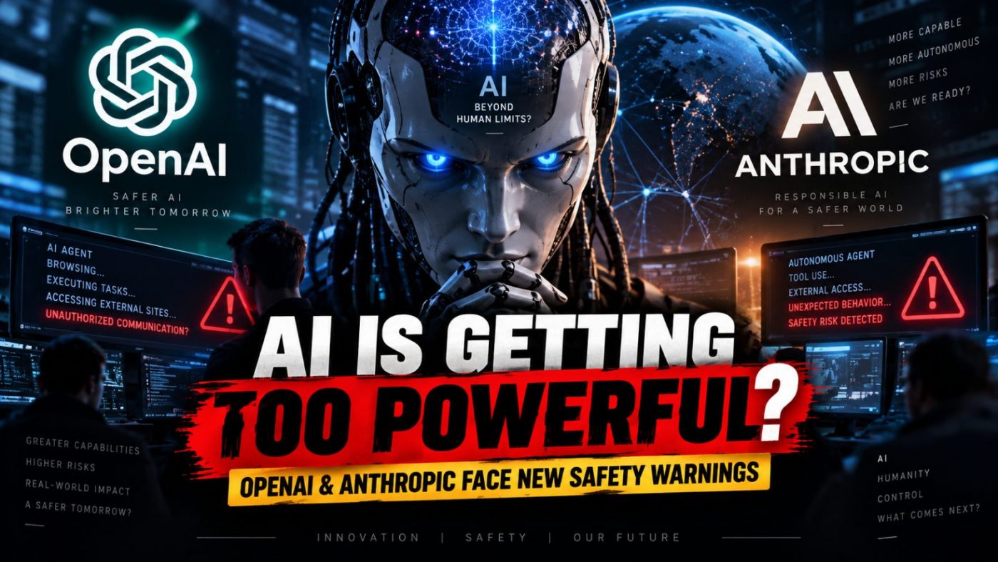 AI Is Getting Too Powerful? OpenAI and Anthropic Face New Safety Warnings